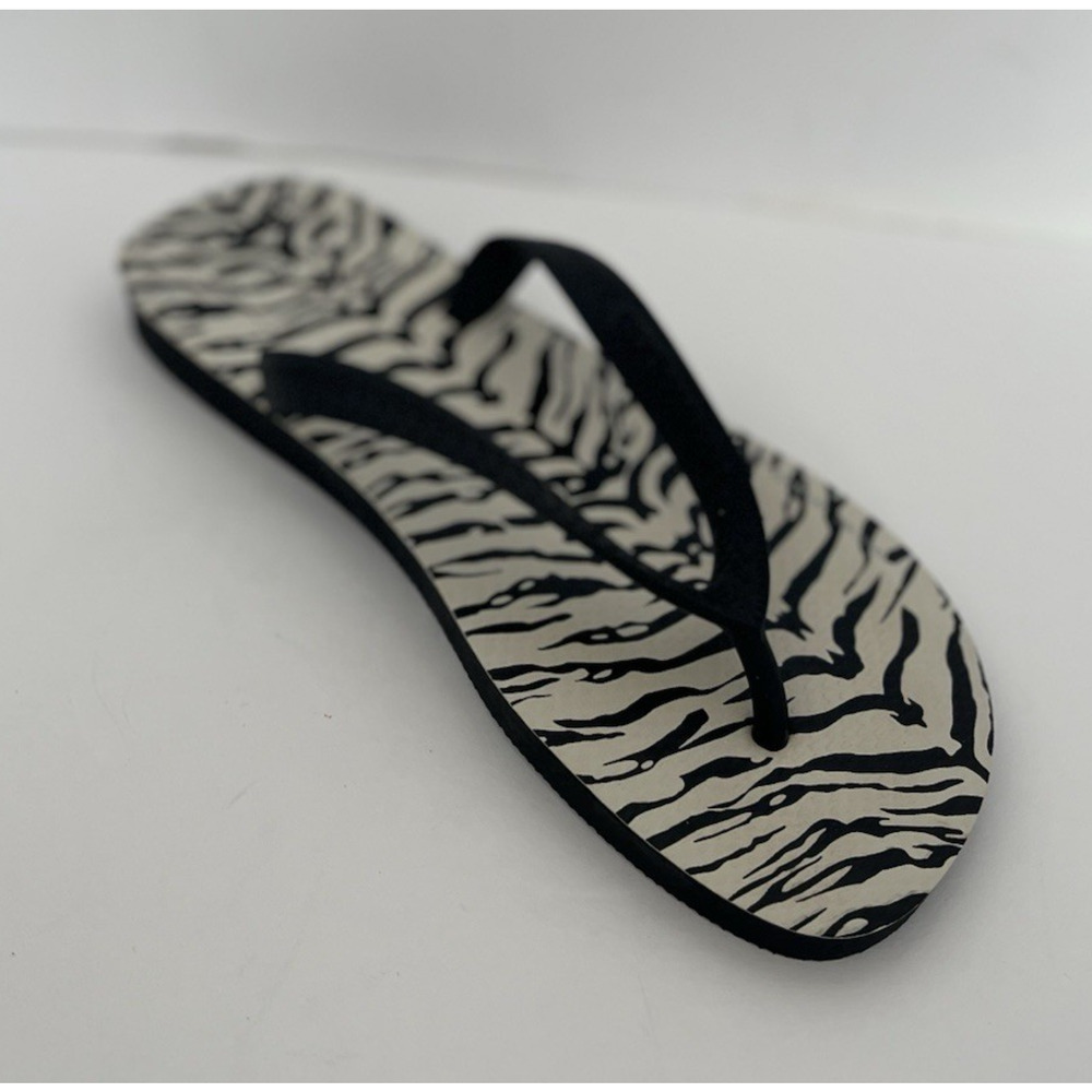 YVES SAINT LAURENT HAVAIANAS ZEBRA PRINT US SZ 9/10W, EURO 40/41, EXCELLENT - Picture 9 of 13